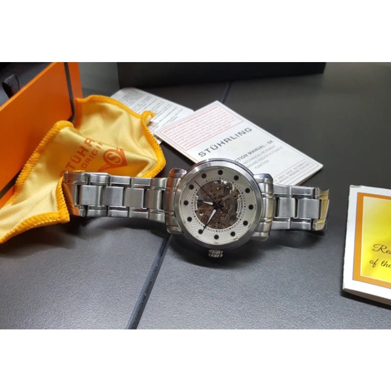 Stuhrling Original 644 Automatic Skeleton Legacy original second harga murah