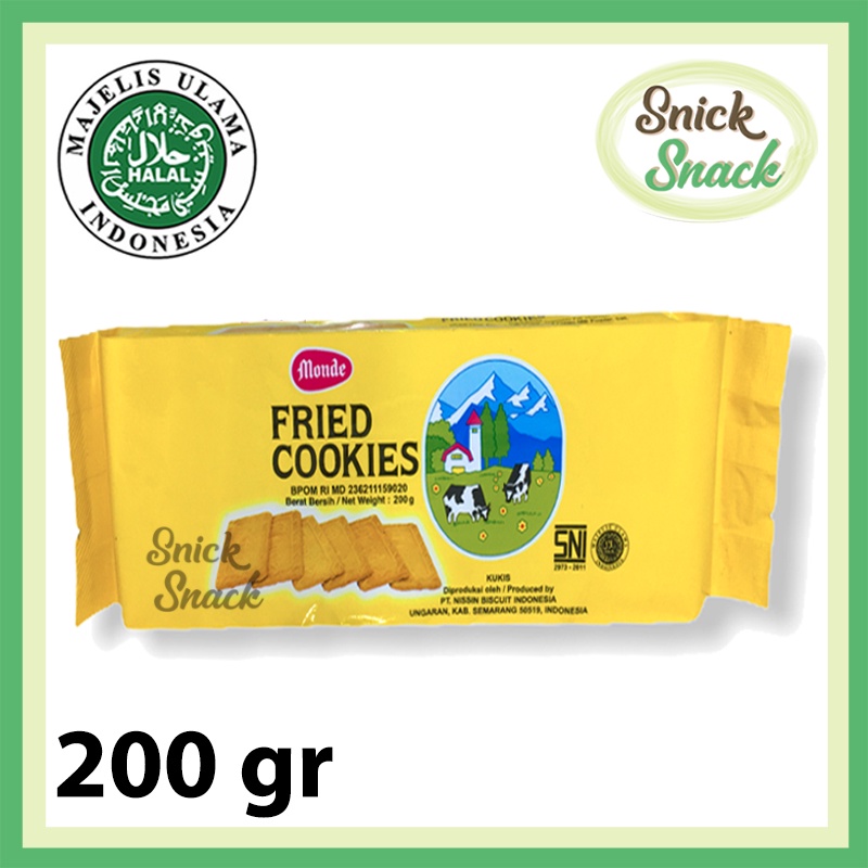 

Monde Fried Cookies 200 gr Biskuit