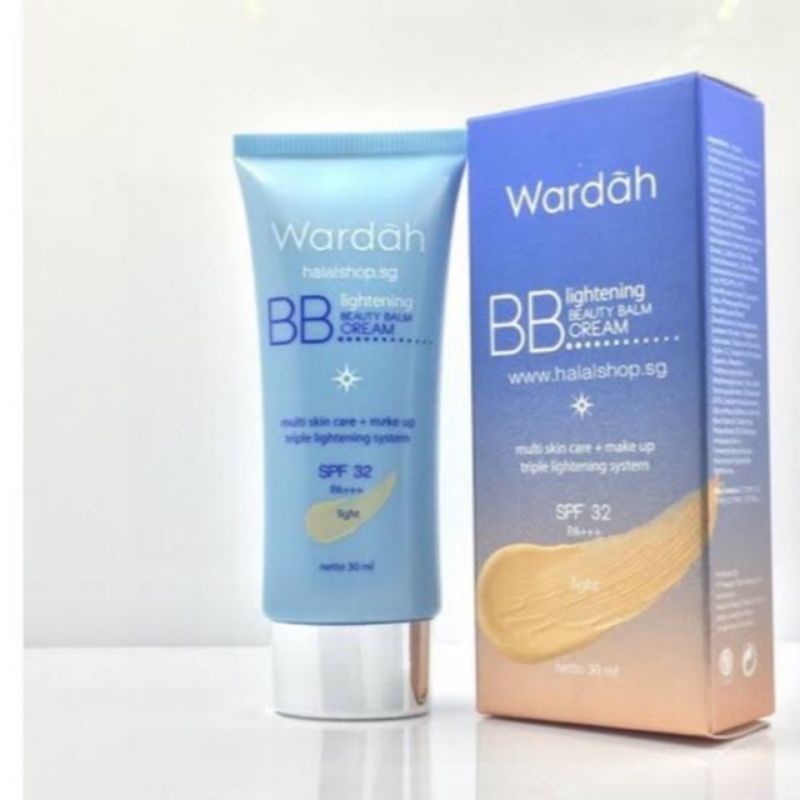 Wardah BB Lightening Beauty Balm Cream Spf 32 PA++± 15mL 32mL/Wardah BB Cream