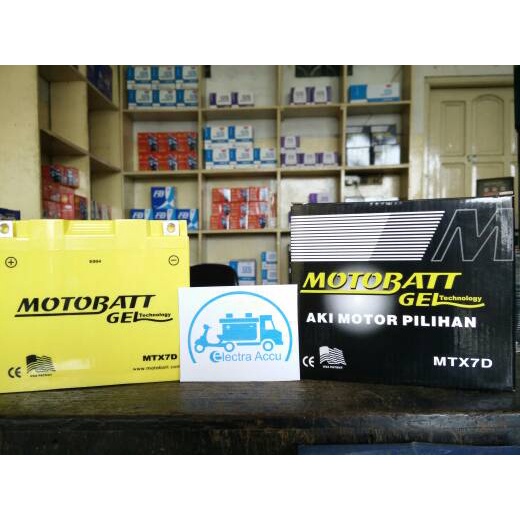 Aki Motor Honda Tiger Revo Motobatt Mtx7D Aki Kering Termurah 