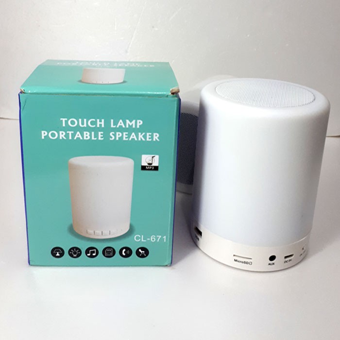 smart touch lamp with bluetooth speaker
