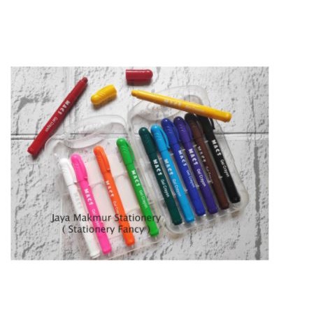 

Crayon gel macs set 12 warna washable