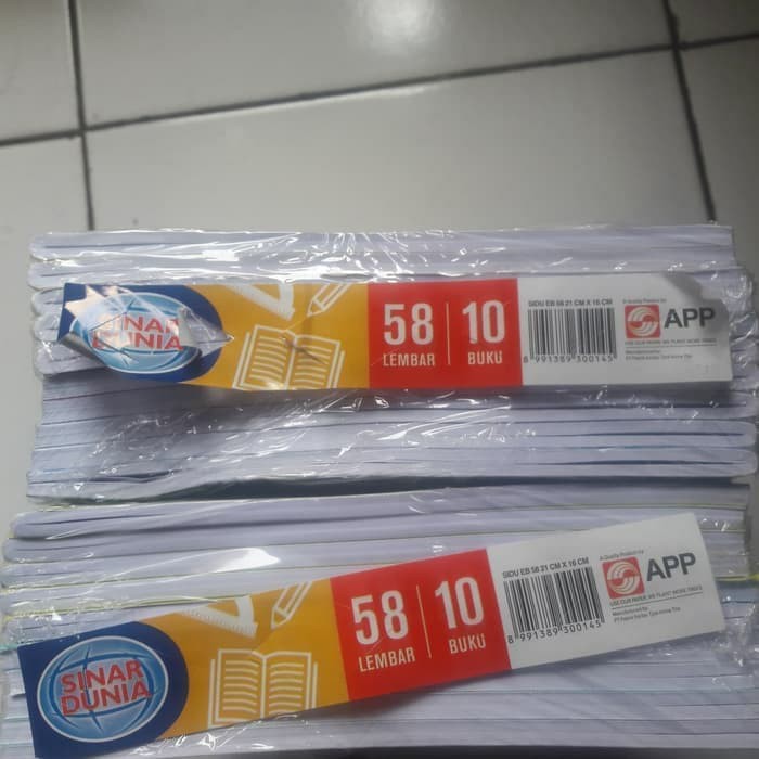 

Buku Tulis 58 Merk Sinar Dunia