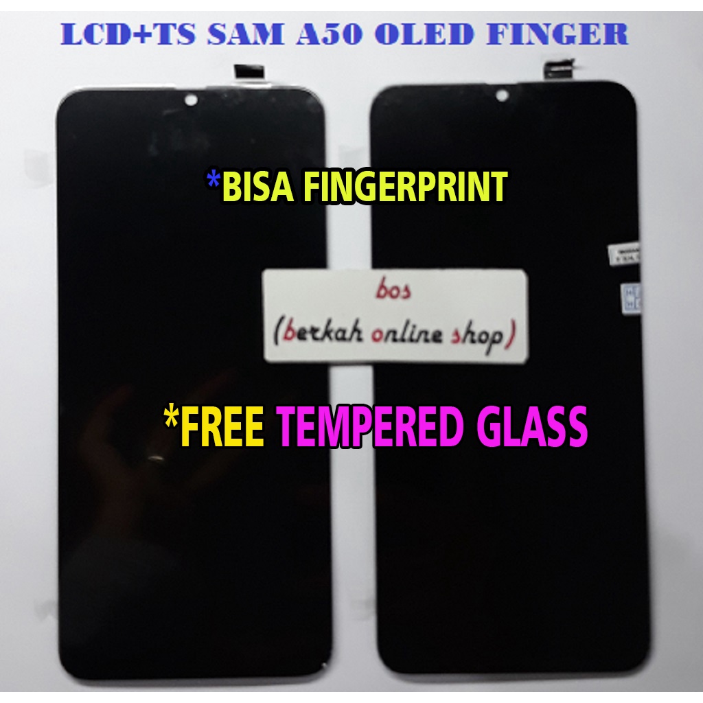 LCD TOUCHSCREEN SAMSUNG A50 / A505 OLED BISA FINGER PRINT