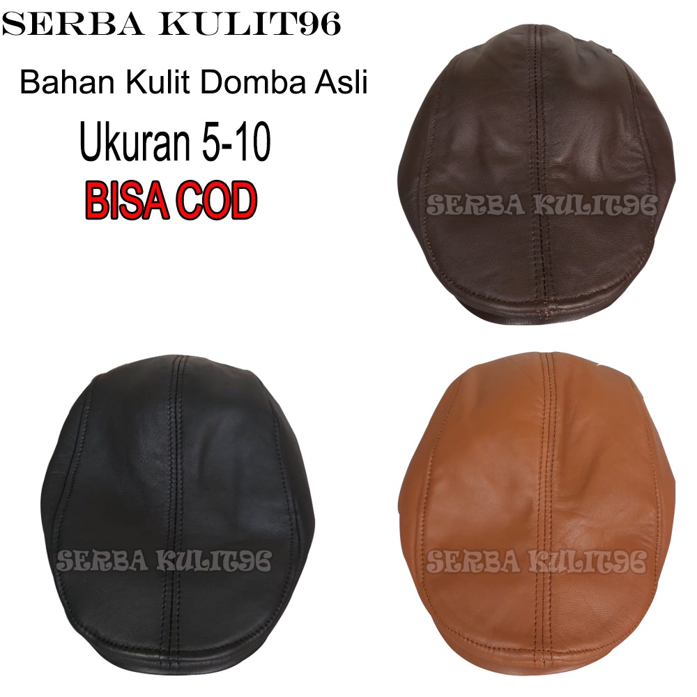 PET/TOPI PRIA  KULIT ASLI TOPI PET/TOPI KULIT/TOPI KULIT PRIA