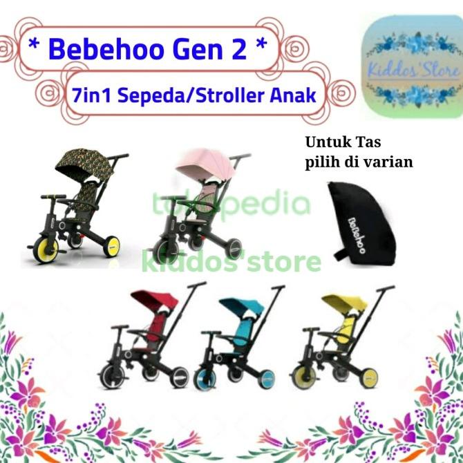 BEBEHOO GEN 2 7in1 sepeda stroller lipat bebeho sepeda anak 7 in 1