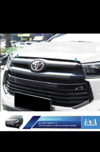 Grill depan all new Innova 2016 model Bentley hitam dan chrome