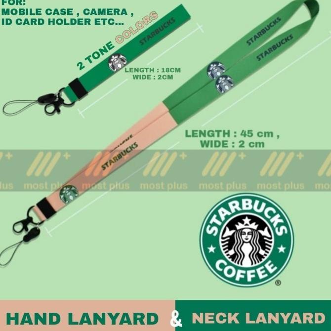 

Office & Stationery | Document Organizer | Starbucks Neck Lanyard Mobile Case , Id Card , Camera , Tali Gantungan | Best Seller