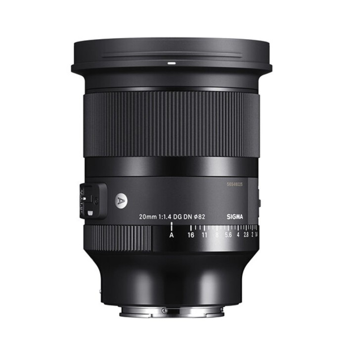 Sigma Lens 20mm 20 mm F/1.4 DG DN Art For Sony E Black