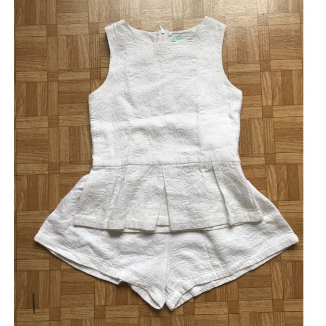 Preloved Set Anak GINGERSNAPS Putih