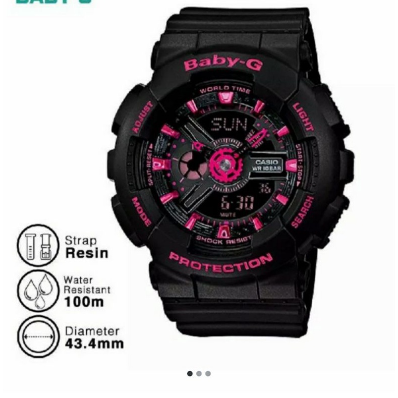 casio baby G jam tangan wanita BA-111 (preloved)