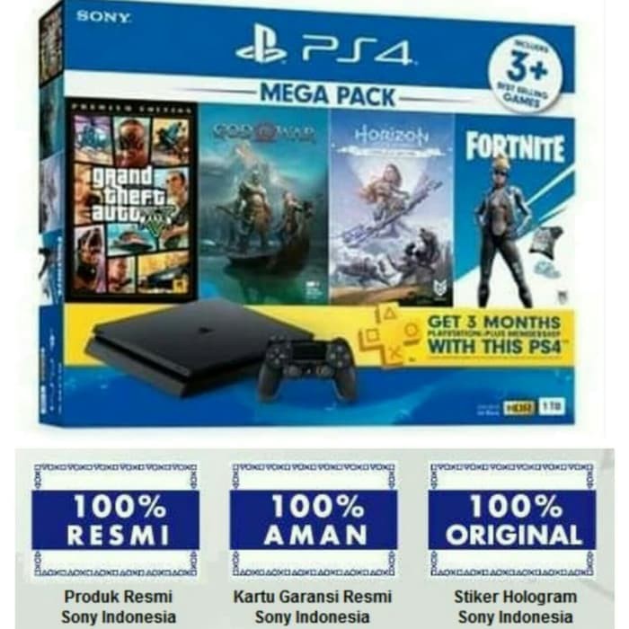 PS4 Slim 1TB Mega Pack 2 / PS4 Slim 1TB Megapack 2