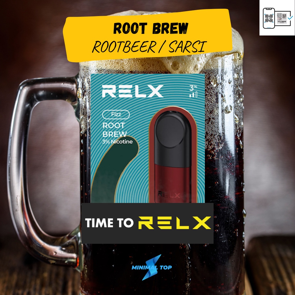 rasa sarsi root brew flavor relx refill pod infinity original