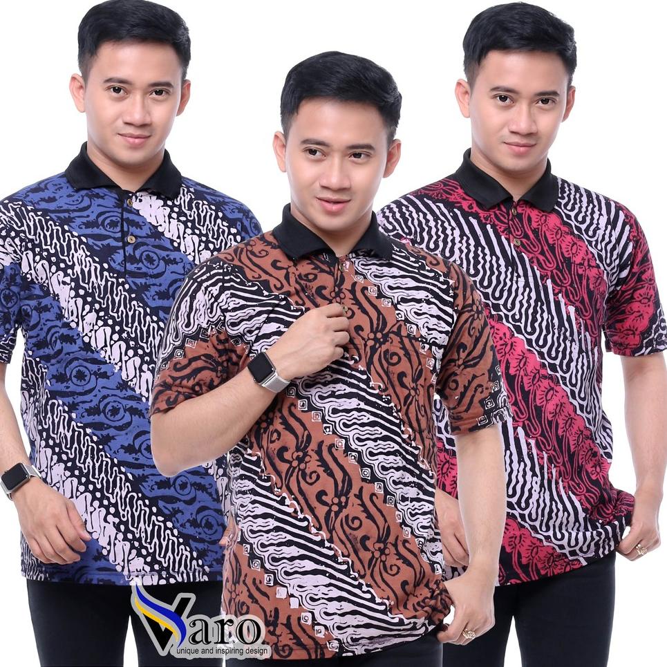 [DOP.02Jl22ᴾ] KAOS POLO BATIK CAP ASLI / KAOS KERAH BATIK / KAOS WANGKY BATIK CAP