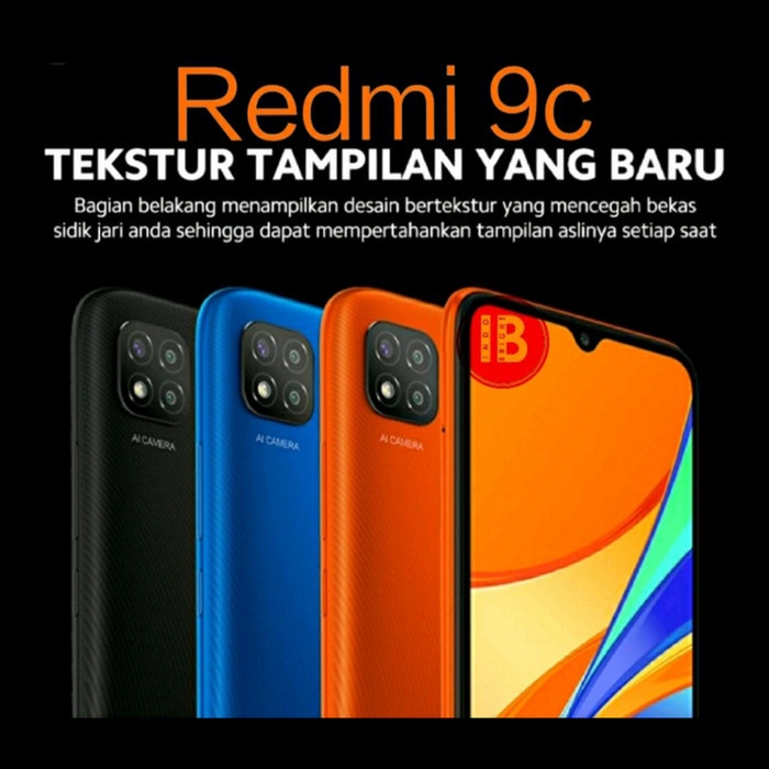 Redmi 9c ram 4/64 garansi resmi - Orange