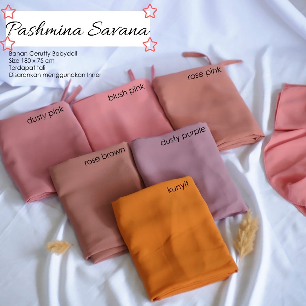 PASHMINA TALI CERUTY_JILBAB/HIJAB  PASHMINA TALI - PASHMINA SAVANA - BAHAN CERUTTY BABYDOLL PREMEIUM