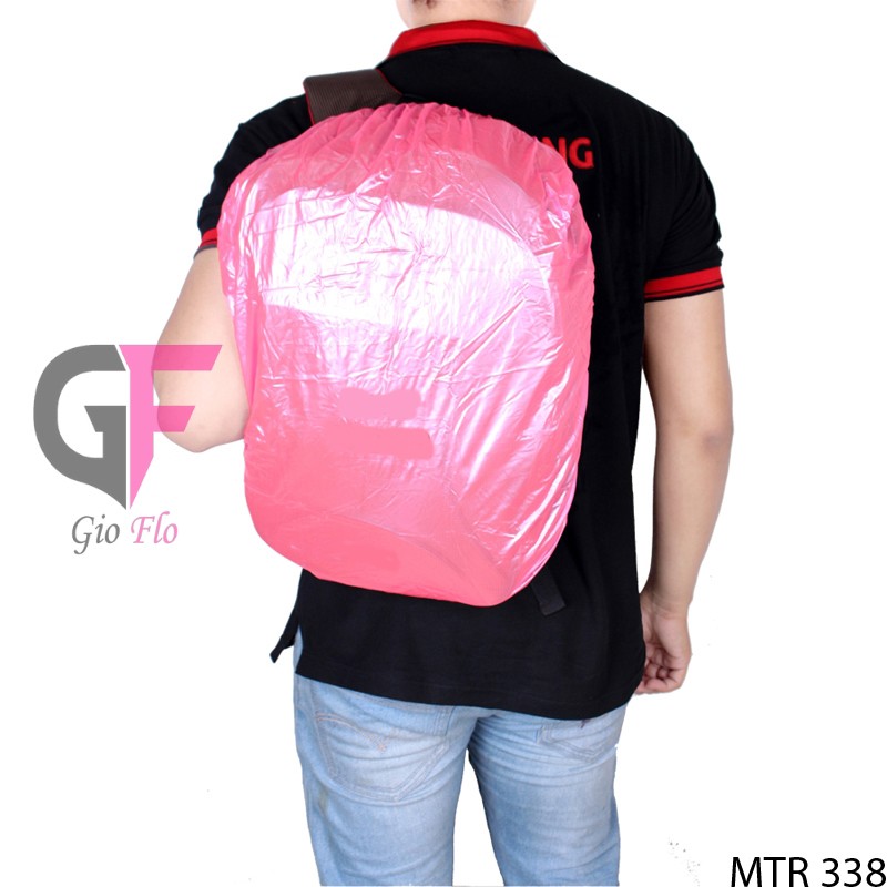 GIOFLO Pelindung Tas Pengendara Motor Pink / MTR 338