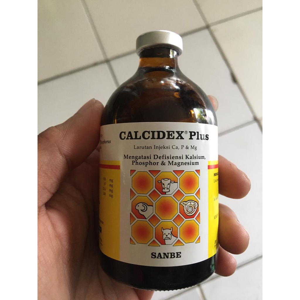 Calcidex Plus Obat Injeksi Hewan Ternak kekurangan mineral