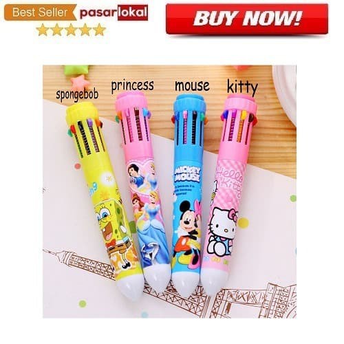 

PL - Pena Ballpoint Multi Warna 10 in 1 Multi-Color
