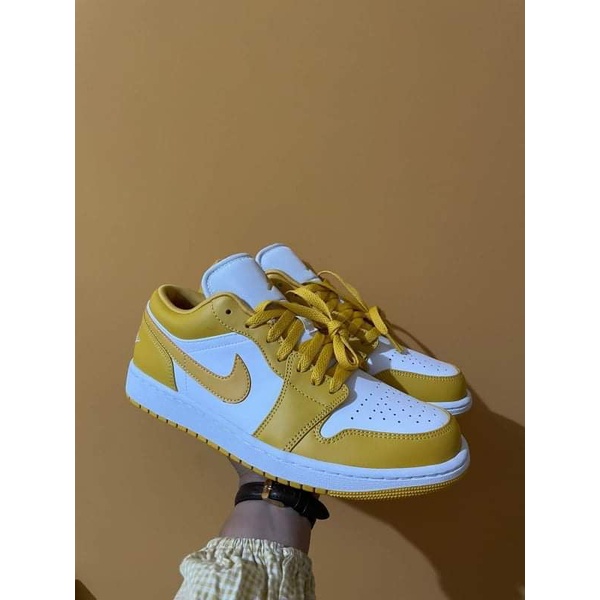 Air Jordan 1 Low Mustard Pollen for Sam