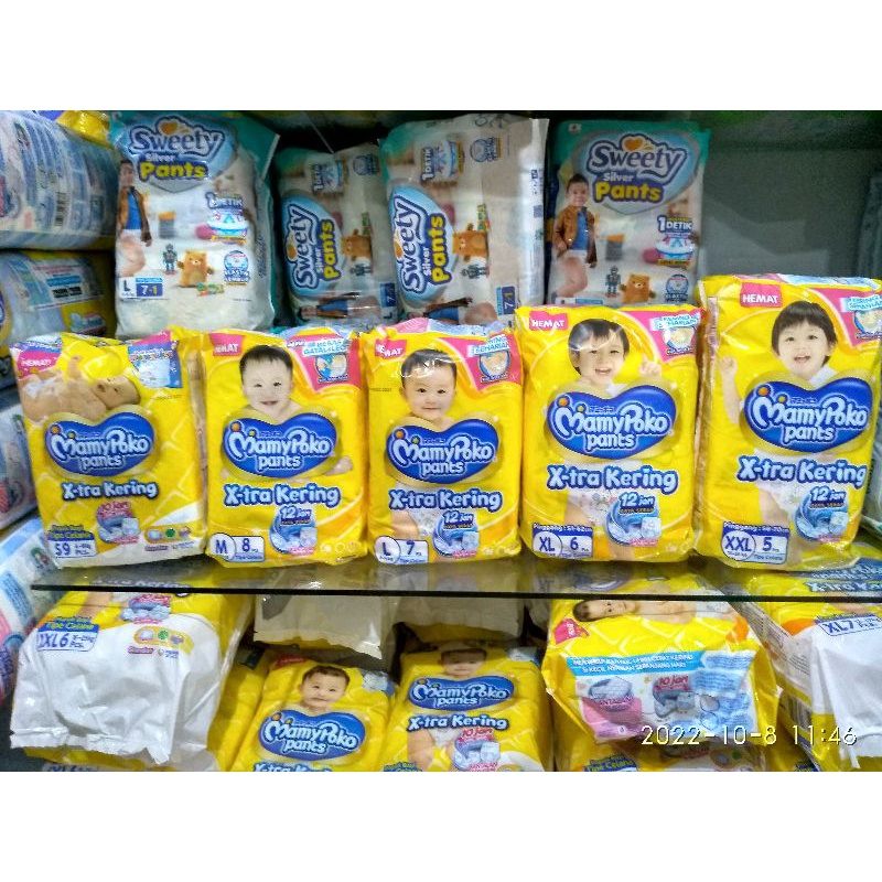 MAMYPOKO PANTS XTRA KERING S9/M8/L7/XL6/XXL5