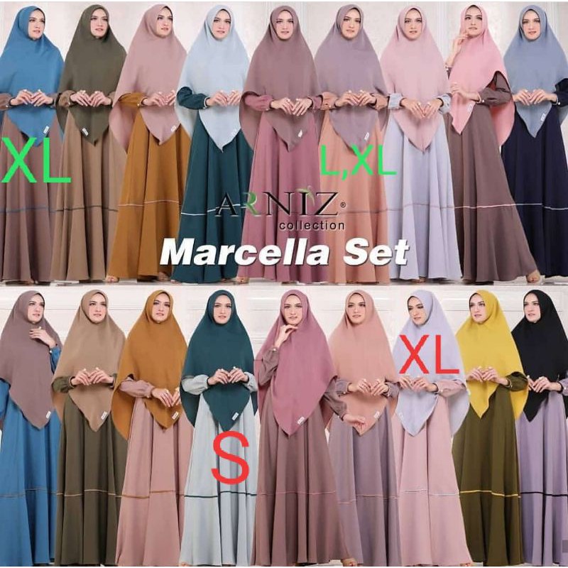 Marcella set by arniz turun harga