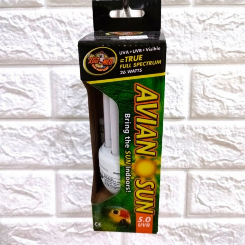 Lamp Bird " lucky Herp " 2.4% UVB 26Watt