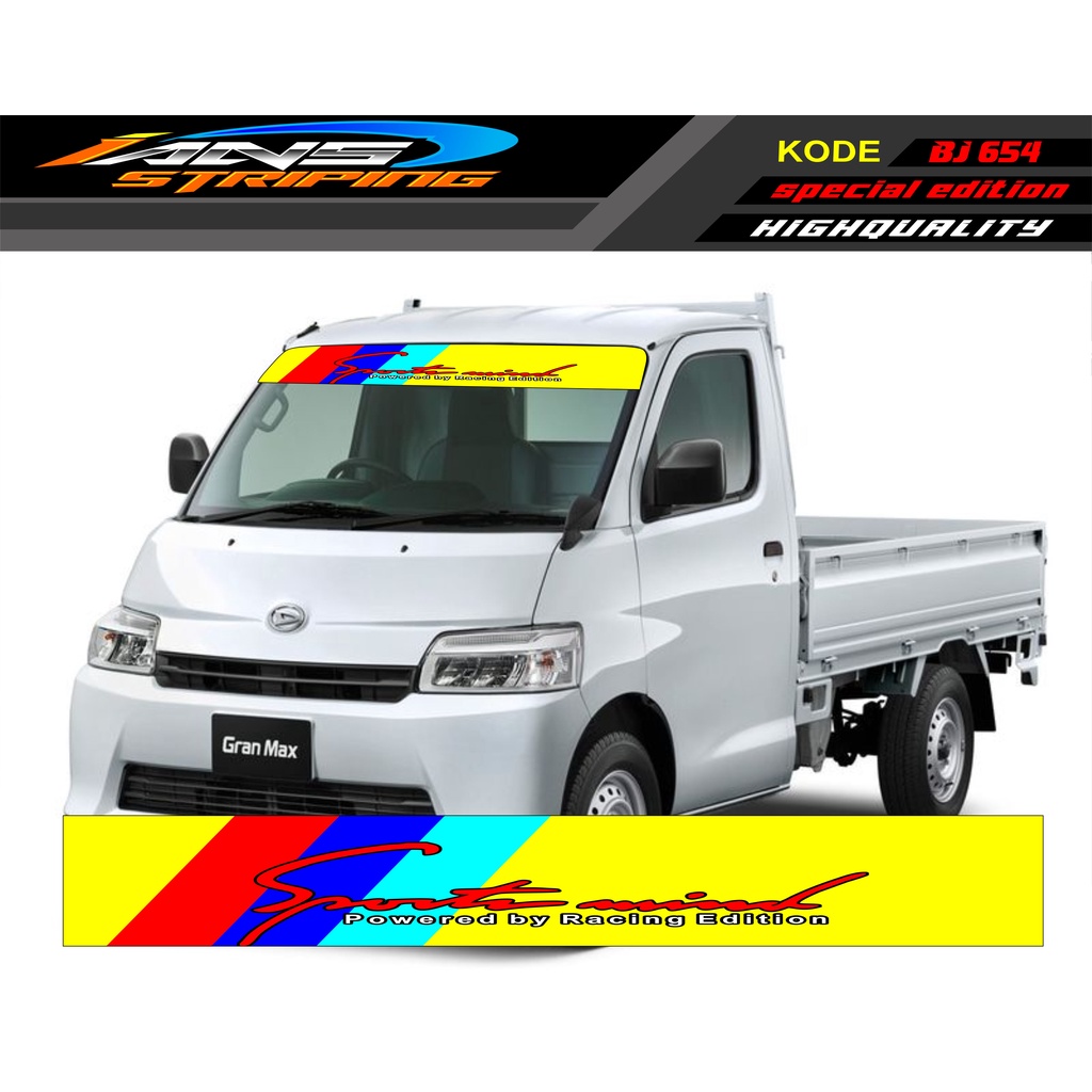 TERMURAH STIKER KACA DEPAN MOBIL L300 / STICKER MOBIL GRANDMAX / PICK UP / CARRY / STIKER KACA DEPAN MOBIL PICK UP / DECAL STIKER PICK UP BJ654