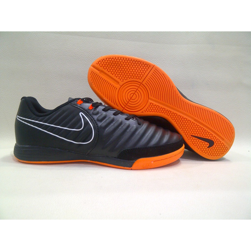 Sepatu Futsal Nike Tiempo X Legend VII Black Orange IC | Shopee Indonesia