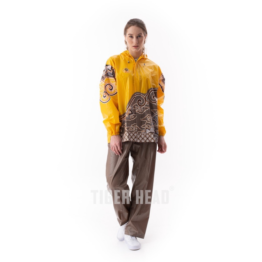 JAS HUJAN JAKET CELANA TIGER HEAD BATIK 285