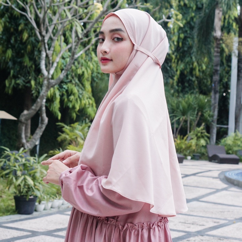 basic bergo maryam / bergo tali / murah bagus