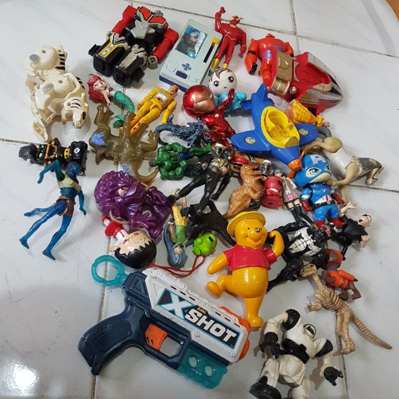 MAINAN ACTION FIGURE PRELOVED BEKAS MIX