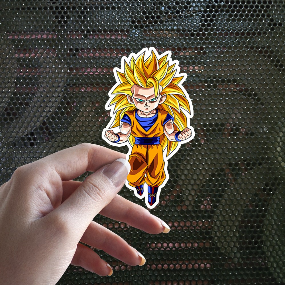 

Sticker Decal Vinyl Tahan Air Goku Super Saiya 3 Kecil