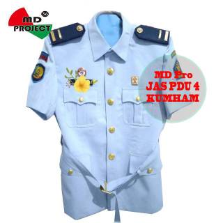 PAKAIAN DINAS UPACARA / SERGAM JAS PDU 2 / PDU 4 KEMENKUMHAM LAPAS dan