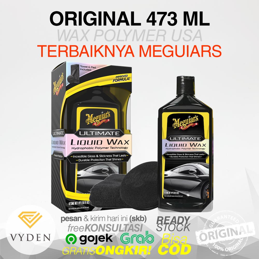 Jual MEGUIARS Ultimate Liquid Wax Pengkilap Body Cat Mobil Motor Semi Coating Sealant