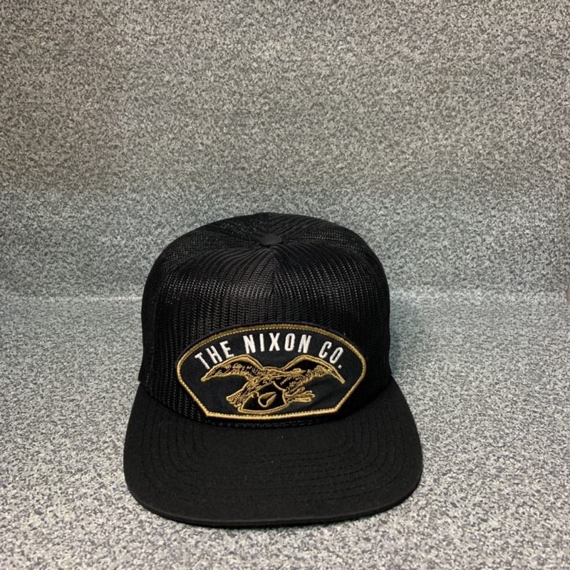 topi nixon snapback trucker original second