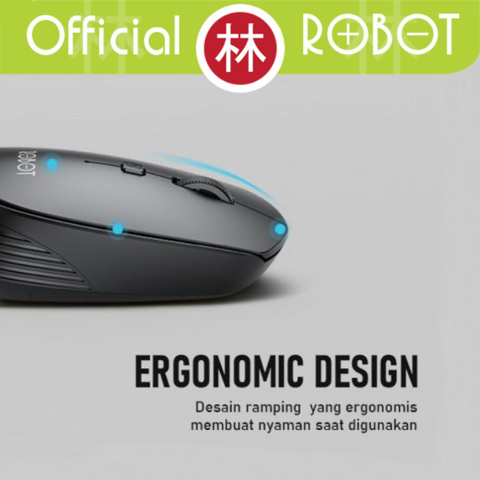 Robot KM3100 Combo Set Optical Mouse &amp; Keyboard Wireless 2.4G