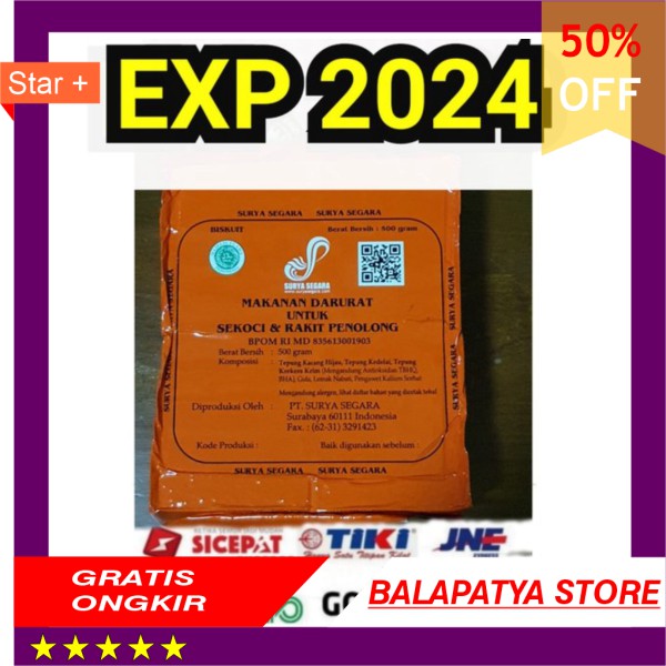 

PROMO !!! Survival food alternatif ransum TNI enerkit enertab biskuit imukal