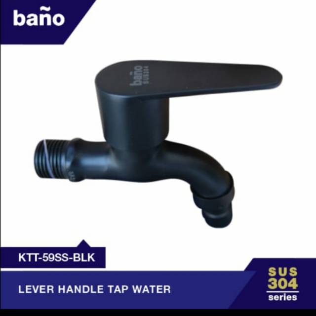Kran Air Taman Stainless 304 Hitam / Kran Air Sus 304 / Keran Air Taman / Kran Air