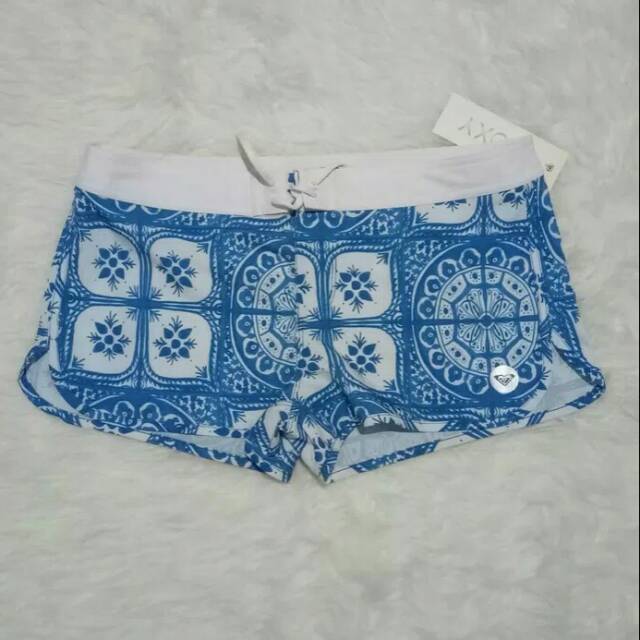 BARU Boardshort ROXY ORIGINAL cewek hotpants celana pendek wanita biru