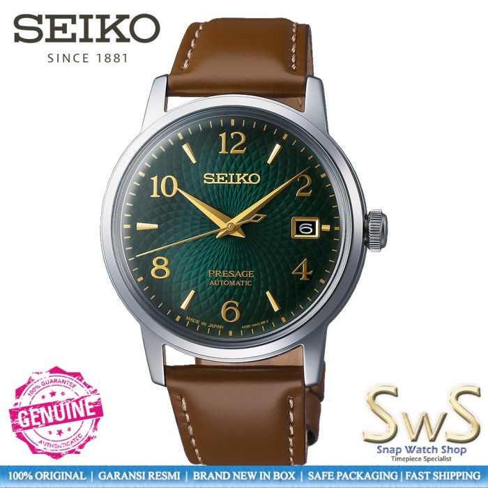 SEIKO Presage SRPE45 SRPE45J1 38.5 mm Jam Tangan Pria Automatic Garansi Resmi