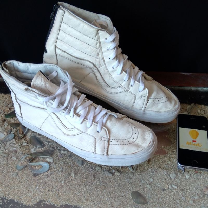 Vans Leather SK8-Hi Reissue Zip