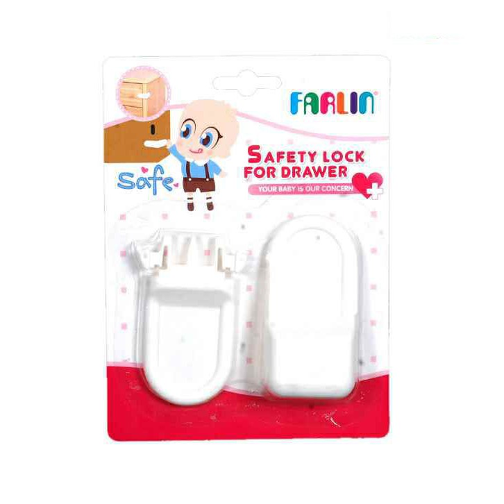 Farlin safety lock for drawer WHITE