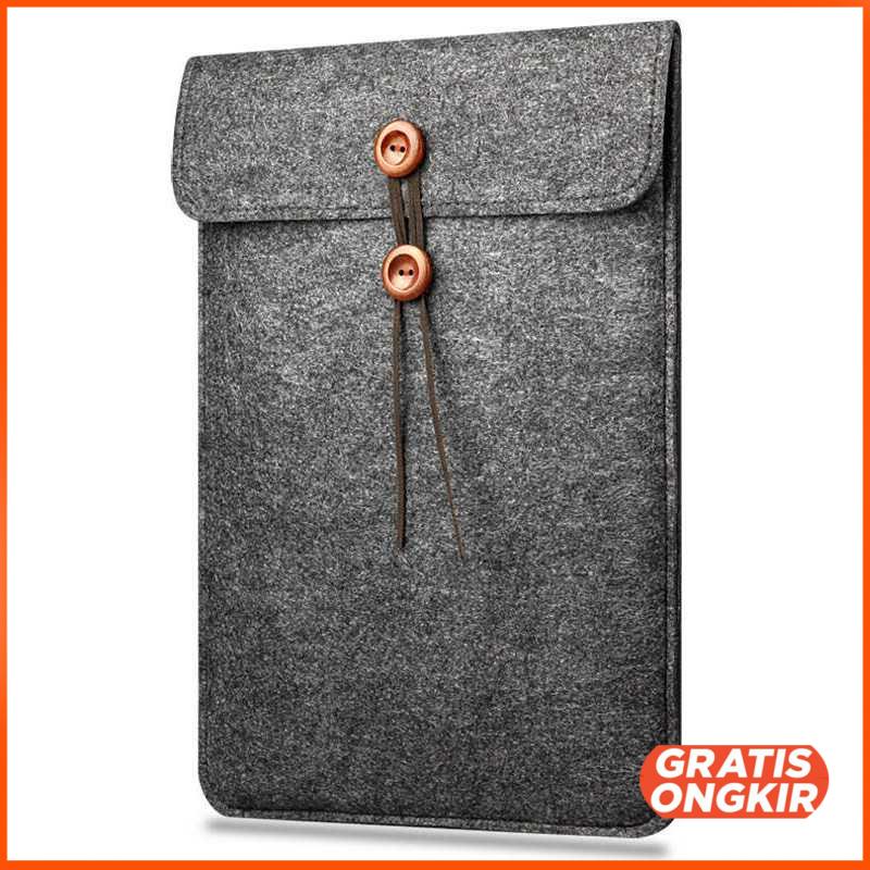 Rhodey Felt Button Style Sleeve Case Laptop Ultrabook - DA58 11 inch