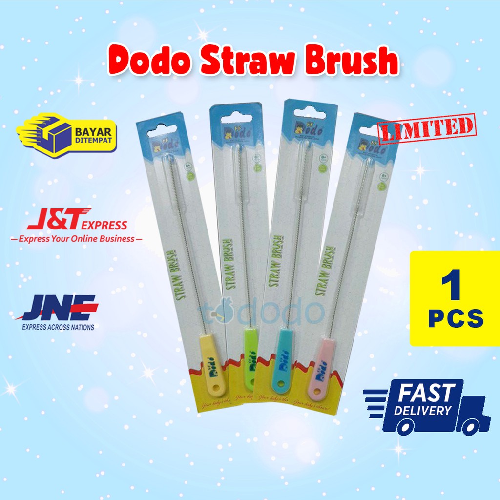 Dodo Straw Brush / Sikat Untuk Sedotan