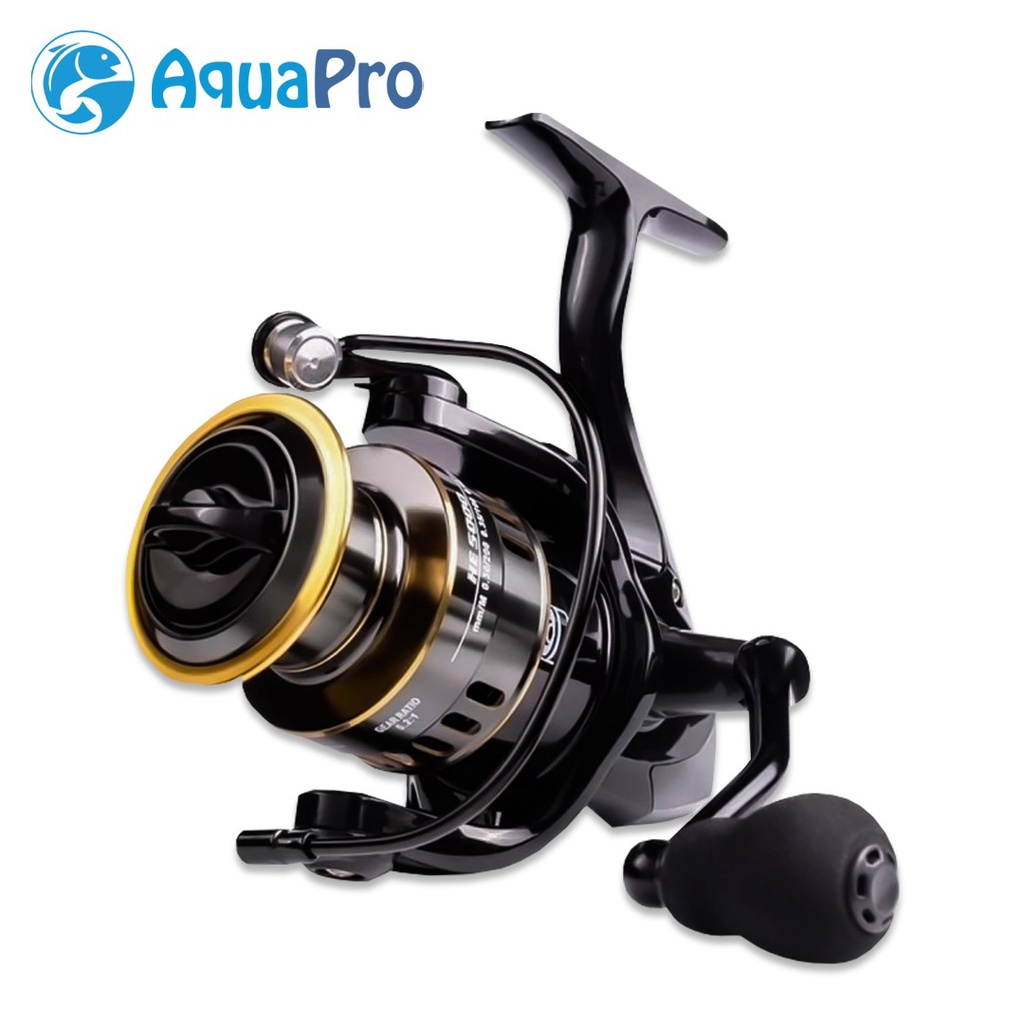 AquaPro Reel Pancing Power Handle WT1000 - WT7000 Gulungan Pancing WT1000 - WT7000 Maks Tarik 10KG Kumparan Logam Cadangan Pegangan Bola Gulungan Putar Air Asin Segar Untuk Reel Pancing Ikan Mas