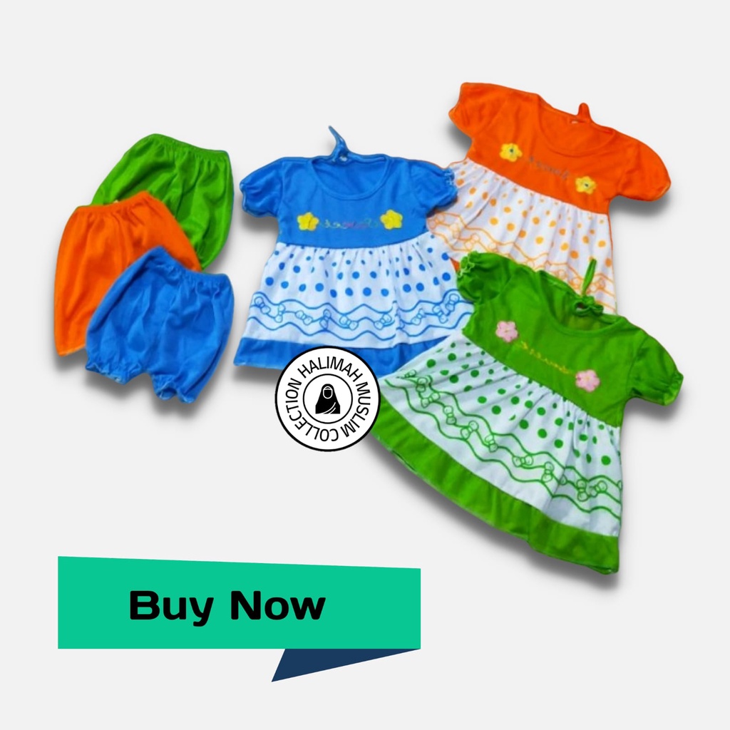 Setelan Baju Bayi Perempuan Usia 0-9 Bulan Lucu Nyaman | Baju Bayi | Setelan Bayi | Dress Bayi | Setelan Baju Bayi Perempuan | Baju Bayi Lucu | Bayi