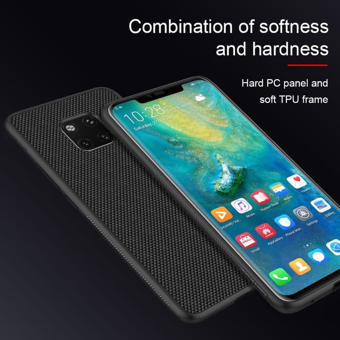 HUAWEI MATE 20 PRO NILLKIN TEXTURE NYLON HARD CASE SOFT SILICONE