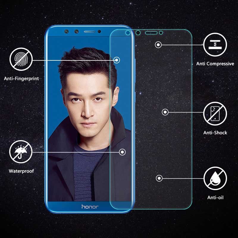 Pelindung Layar Tempered Glass Untuk Huawei Honor 7 8 Pro 7s Honor 10 Lite V9 Play View 10 Honor 9 Lite Light