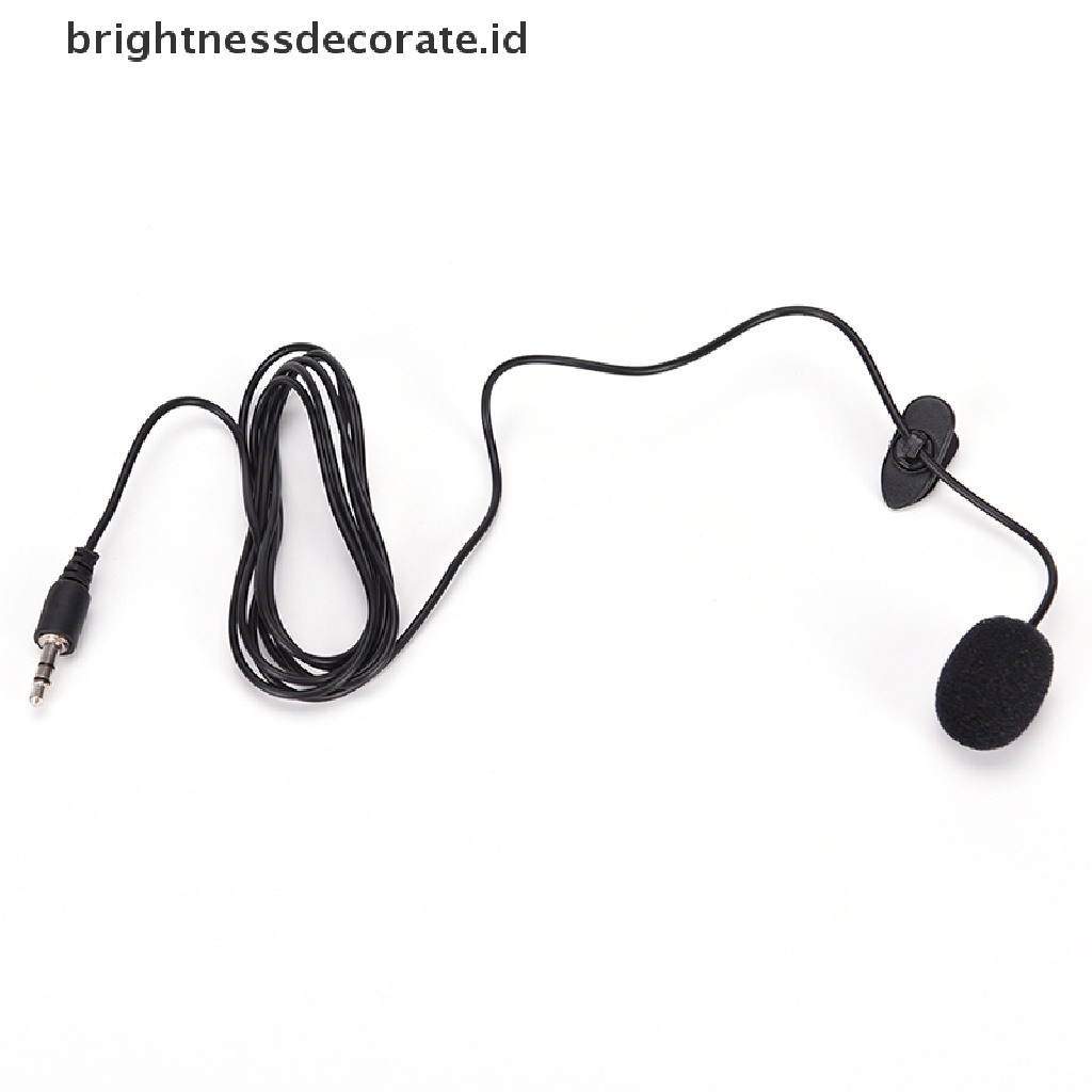 Mikrofon Lavalier Mini 3.5mm Warna Hitam Untuk Pc